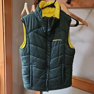 Oregon Ducks Columbia  Green/  Yellow Reversable Vest